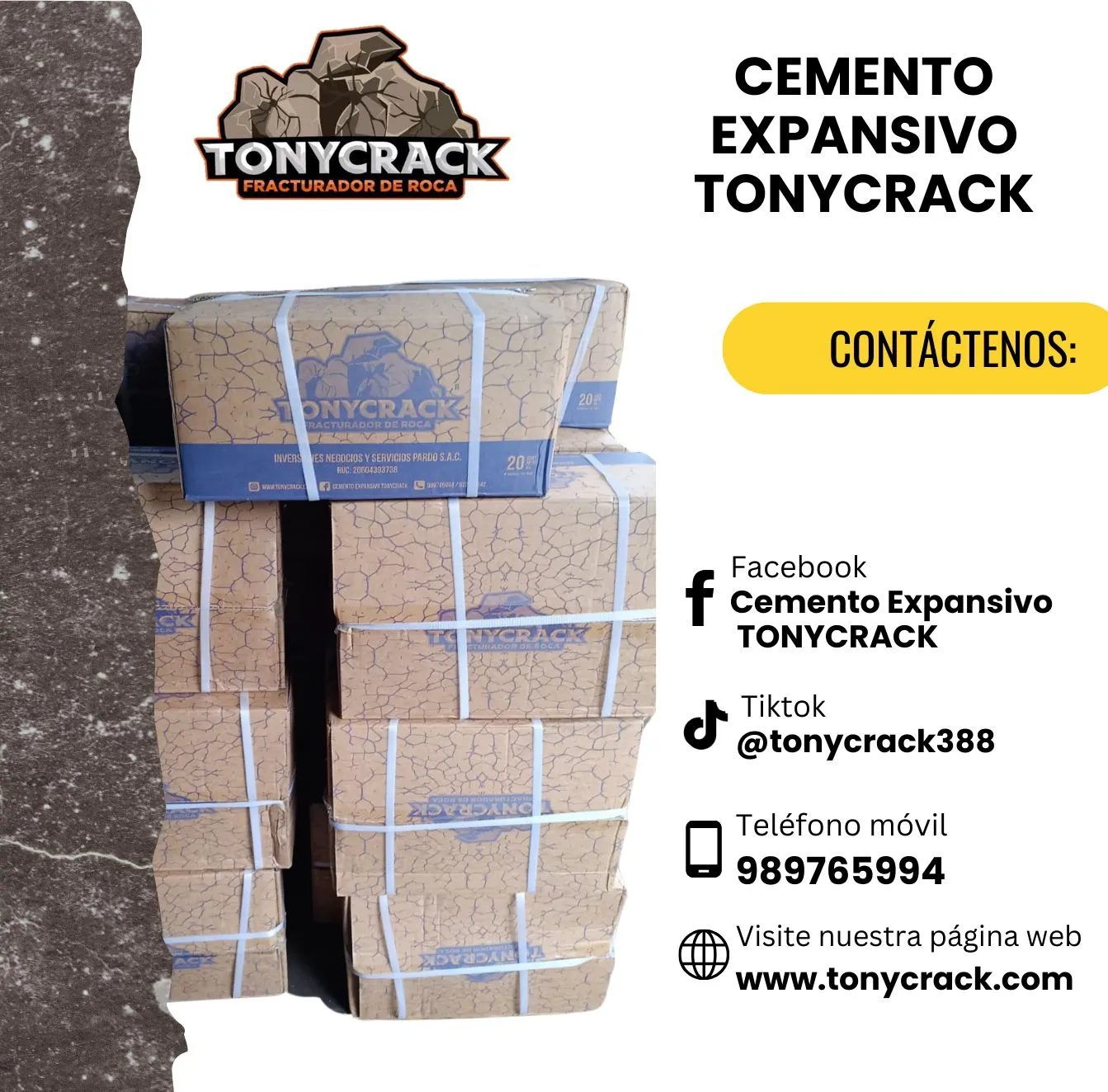 Cemento Expansivo TonyCrack